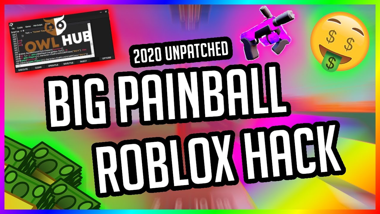 big paintball roblox hacks